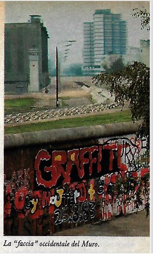 Muro di Berlino lato occidentale