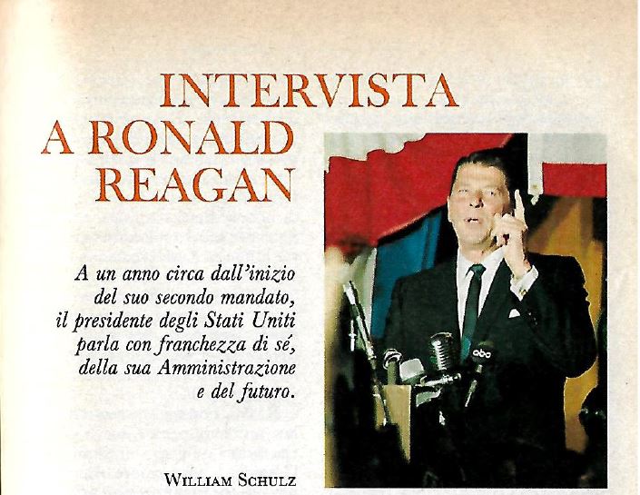 Intervista di Ronald Reagan