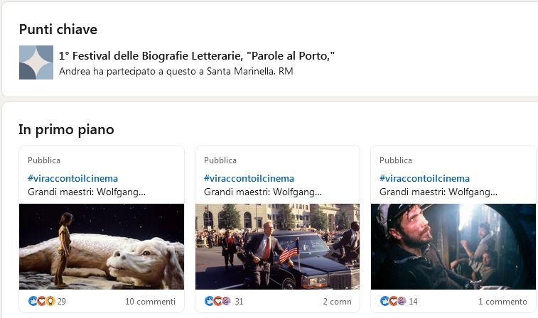 Andrea Corsi #viraccontoilcinema su Linkedin