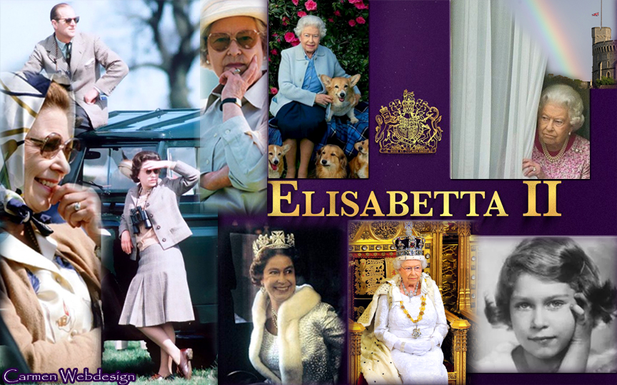 THE QUEEN Regina Elisabetta II 1926 - 2022 Carmen Webdesign 