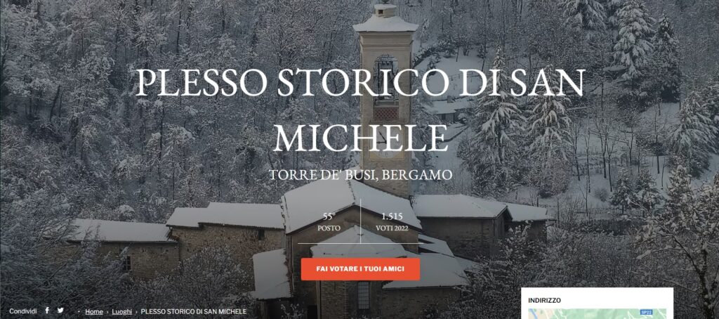 PLESSO STORICO DI SAN MICHELE, TORRE DE' BUSI, BERGAMO, ITALIA 