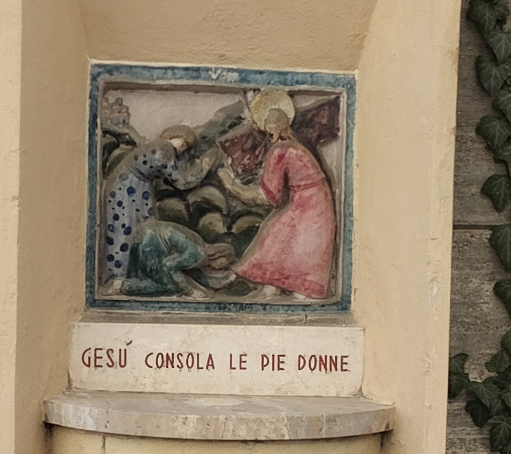 Gesù consola le donne 